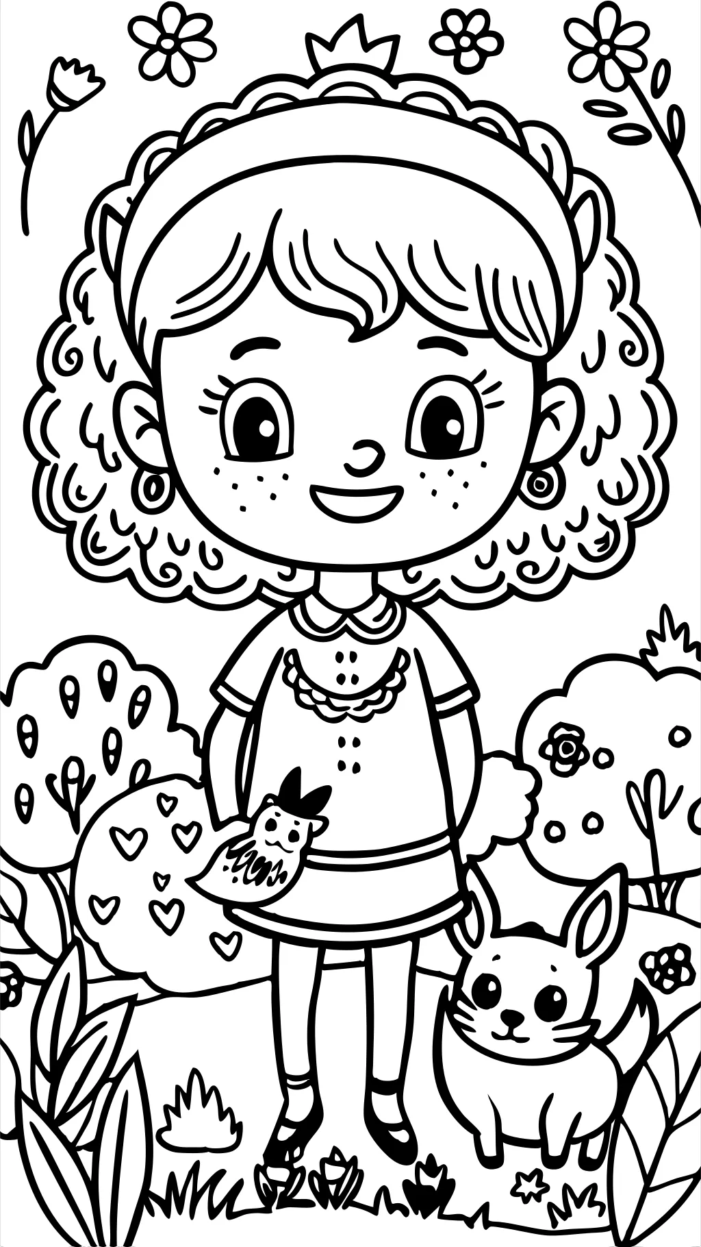 hilda coloring pages